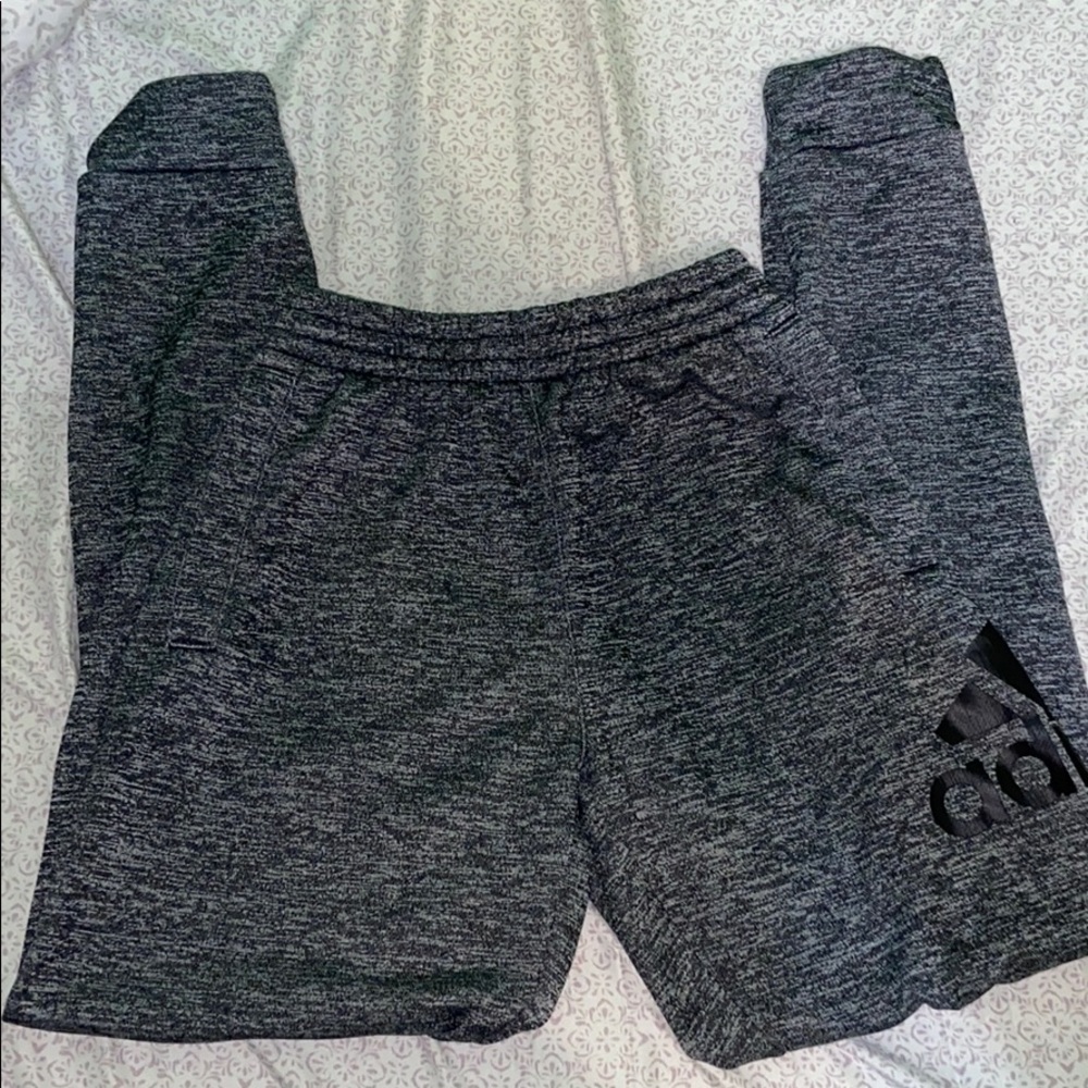 grey adidas joggers